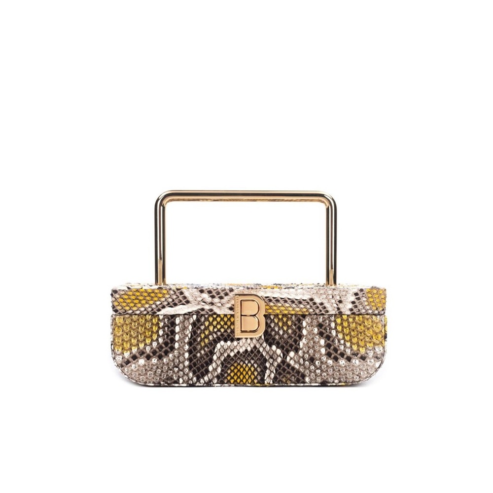 Brandon Blackwood Snakeskin Patterned Handbag NEW